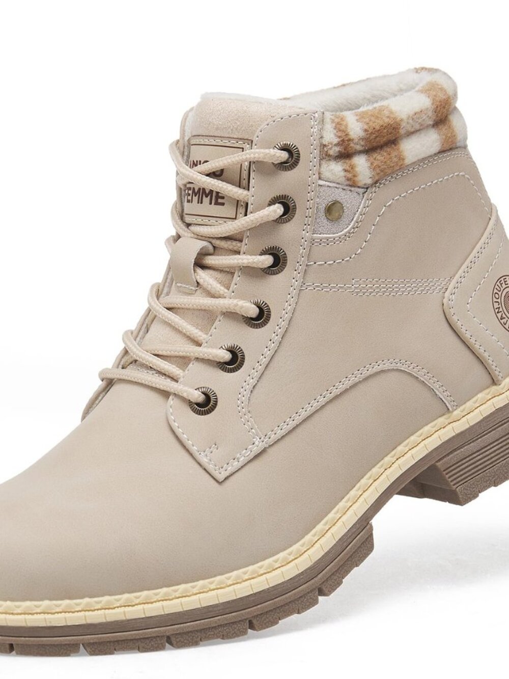 Women Waterproof Hiking Boots Winter Snow Non Slip Outdoor Shoes